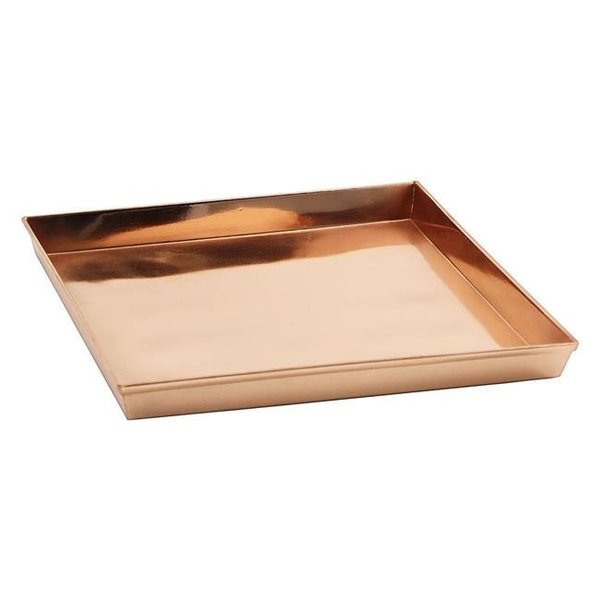 Mintueman Achla Mintueman-Achla TRY-S10 10 in. Square Tray; Copper TRY-S10